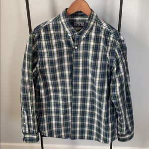 Plaid Green/Blue Casual Button Down